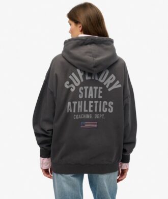 Athletic Essentials Oversized Hoodie met rits