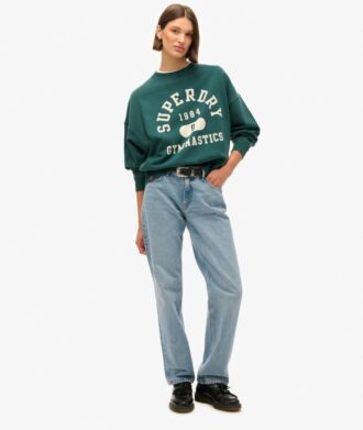 Athletic Essentials Oversized Sweatshirt met print