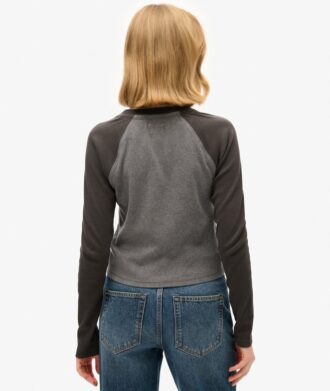 Athletic Essentials Rib Slim T-shirt met lange mouwen