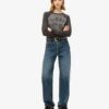 Athletic Essentials Rib Slim T-shirt met lange mouwen