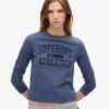 Athletic Essentials Ringer Slim T-shirt met lange mouwen