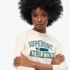 Athletic Essentials Ringer Slim T-shirt met lange mouwen