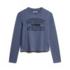 Athletic Essentials Ringer Slim T-shirt met lange mouwen