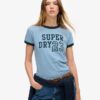 Athletic Essentials Ringer T-shirt met getailleerde pasvorm