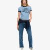 Athletic Essentials Ringer T-shirt met getailleerde pasvorm