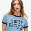 Athletic Essentials Ringer T-shirt met getailleerde pasvorm