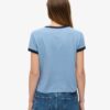 Athletic Essentials Ringer T-shirt met getailleerde pasvorm