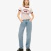 Athletic Essentials Ringer T-shirt met getailleerde pasvorm