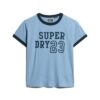Athletic Essentials Ringer T-shirt met getailleerde pasvorm