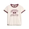 Athletic Essentials Ringer T-shirt met getailleerde pasvorm