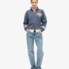 Athletic Essentials Sweatshirt met halve rits en applicatie