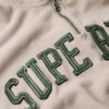 Athletic Essentials Sweatshirt met halve rits en applicatie