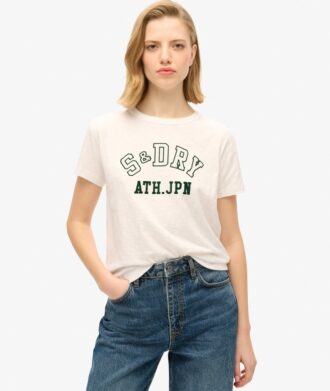 Athletic Essentials T-shirt met print en getailleerde pasvorm