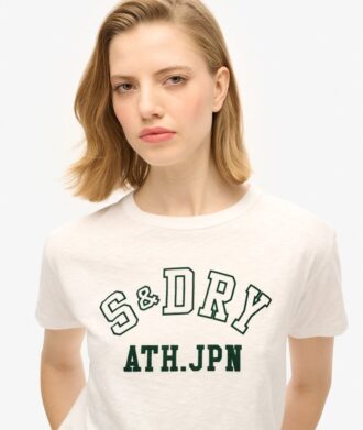 Athletic Essentials T-shirt met print en getailleerde pasvorm