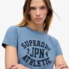 Athletic Essentials T-shirt met print en getailleerde pasvorm