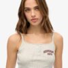 Athletic Essentials T-shirt met print en knoopjes