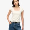 Athletic Essentials Top met vierkante hals Athletic Essentials Top met vierkante hals