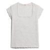 Athletic Essentials Top met vierkante hals Athletic Essentials Top met vierkante hals