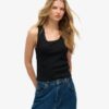 Athletic Essentials Vintage vest met kanten rand