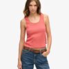 Athletic Essentials Vintage vest met kanten rand Athletic Essentials Vintage vest met kanten rand