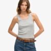 Athletic Essentials Vintage vest met kanten rand