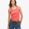 Athletic Essentials Vintage vest met kanten rand