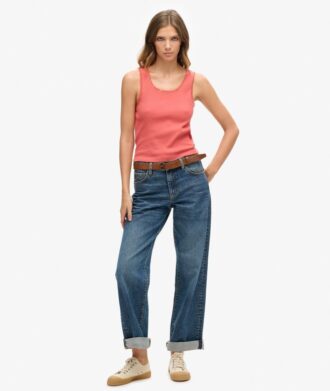 Athletic Essentials Vintage vest met kanten rand