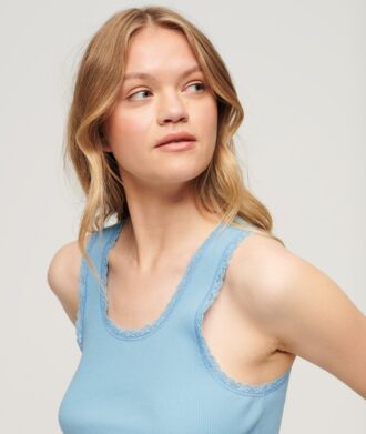 Athletic Essentials Vintage vest met kanten rand