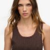 Athletic Essentials Vintage vest met kanten rand