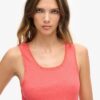 Athletic Essentials Vintage vest met kanten rand