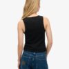Athletic Essentials Vintage vest met kanten rand