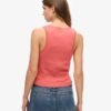 Athletic Essentials Vintage vest met kanten rand Athletic Essentials Vintage vest met kanten rand