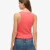 Athletic Essentials Vintage vest met kanten rand