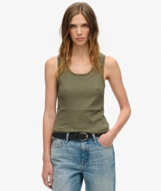 Athletic Essentials Vintage vestje met kanten rand