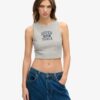Athletic Essentials Waffle Cropped Tanktop Athletic Essentials Waffle Cropped Tanktop