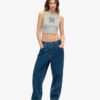 Athletic Essentials Waffle Cropped Tanktop Athletic Essentials Waffle Cropped Tanktop