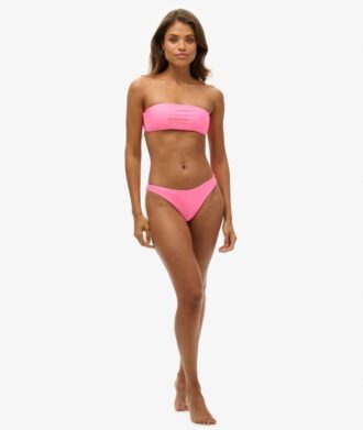 Bandeau-bikinitop met logo