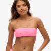 Bandeau-bikinitop met logo