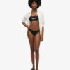 Bandeau-bikinitop met logo