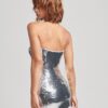 Bandeau-bodyconjurk met pailletten Bandeau-bodyconjurk met pailletten