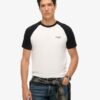 Baseball-T-shirt met Essential-logo van Organic Cotton