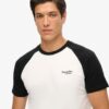Baseball-T-shirt met Essential-logo van Organic Cotton
