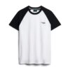 Baseball-T-shirt met Essential-logo van Organic Cotton