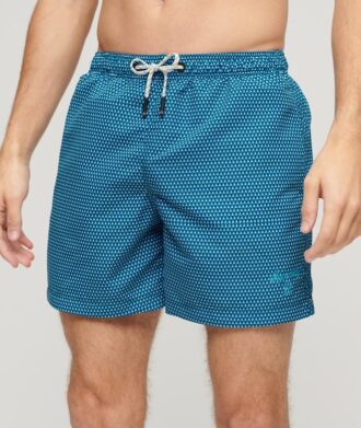 Bedrukte gerecyclede zwemshort van 15 inch