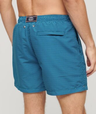 Bedrukte gerecyclede zwemshort van 15 inch