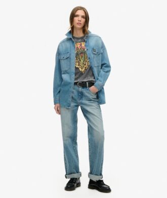Biker Rock T-shirt met print