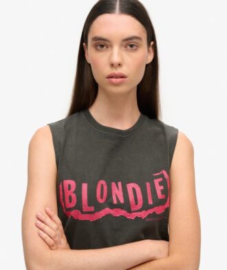 Blondie X Superdry getailleerde tanktop