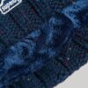 Bobble-mutsen met kabelpatroon