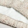 Bobble-mutsen met kabelpatroon