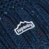 Bobble-mutsen met kabelpatroon